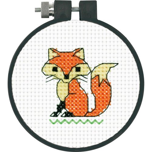 (image for) Learn A Craft Fox Counted Cross Stitch Kit
